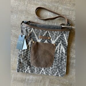 Myra Bag #2239 Sepia Splash Shoulder bag  Crossbody Purse NWT Cowhide western